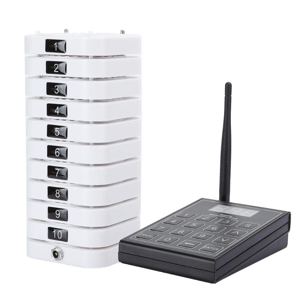 Wireless Pager System for Restaurants - V BESTLIFE Call Bell & Queue Management Solution for Cafes, Tea Shops & Food Service | Durable Restaurant Paging Device for Hostess, Waiters & Takeout Orders