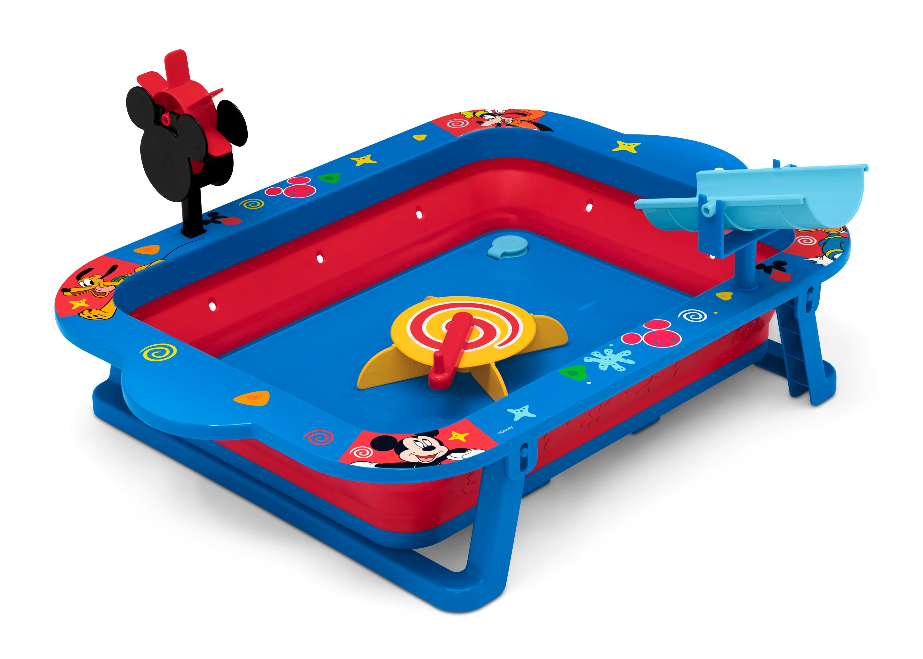 Mickey Mouse Water Play Table for Kids - Collapsible Portable Toddler Outdoor Water Activity Toy - Perfect for Backyard, Poolside & Summer Fun