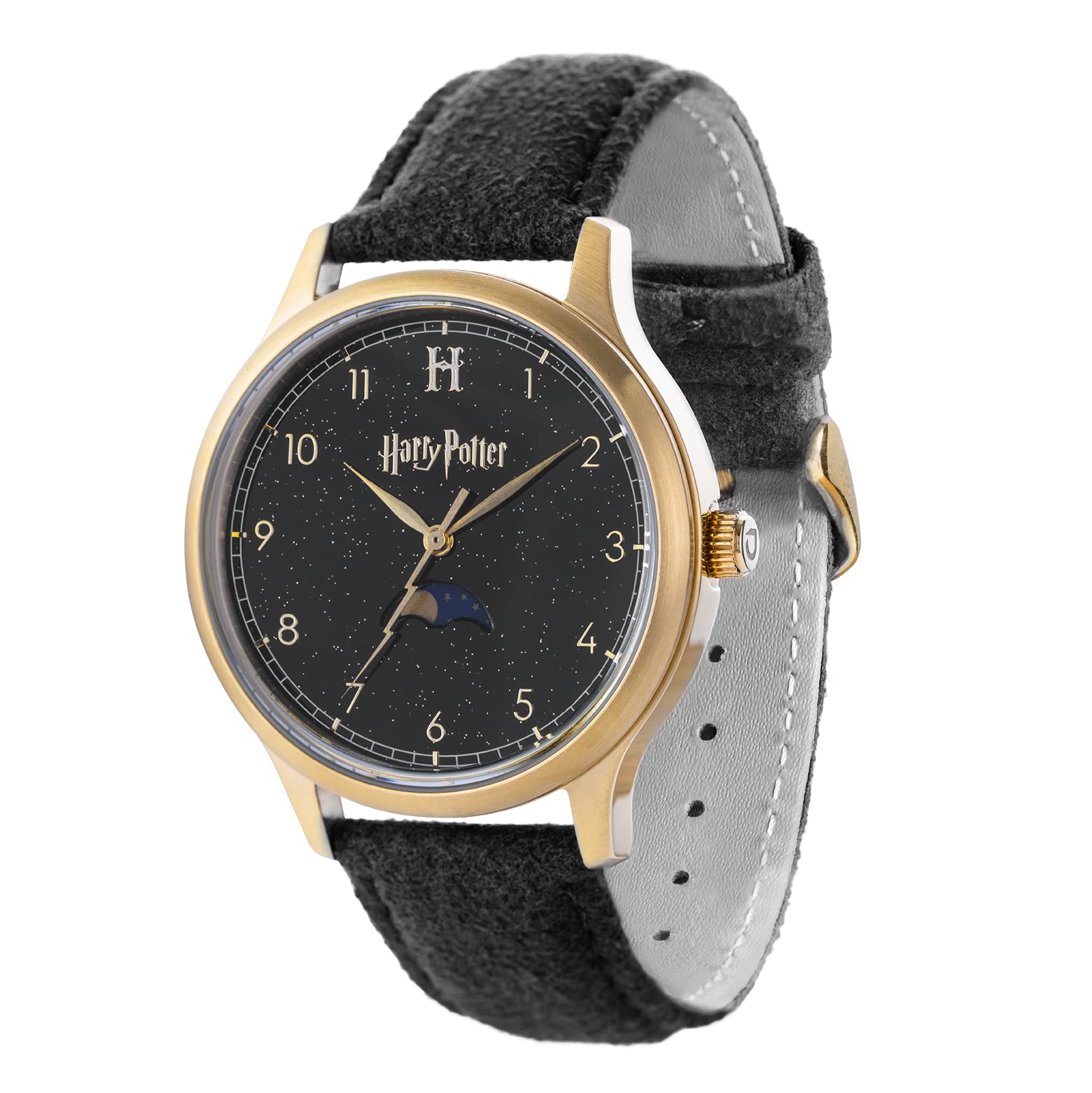 Uncle Jack Harry Potter Limited Edition Watches for Men & Women - Stainless Steel Case, Suede Band | Hogwarts House Collection (Gryffindor, Slytherin, Hufflepuff, Ravenclaw) | Perfect Gift for Fans, Cosplay & Everyday Wear