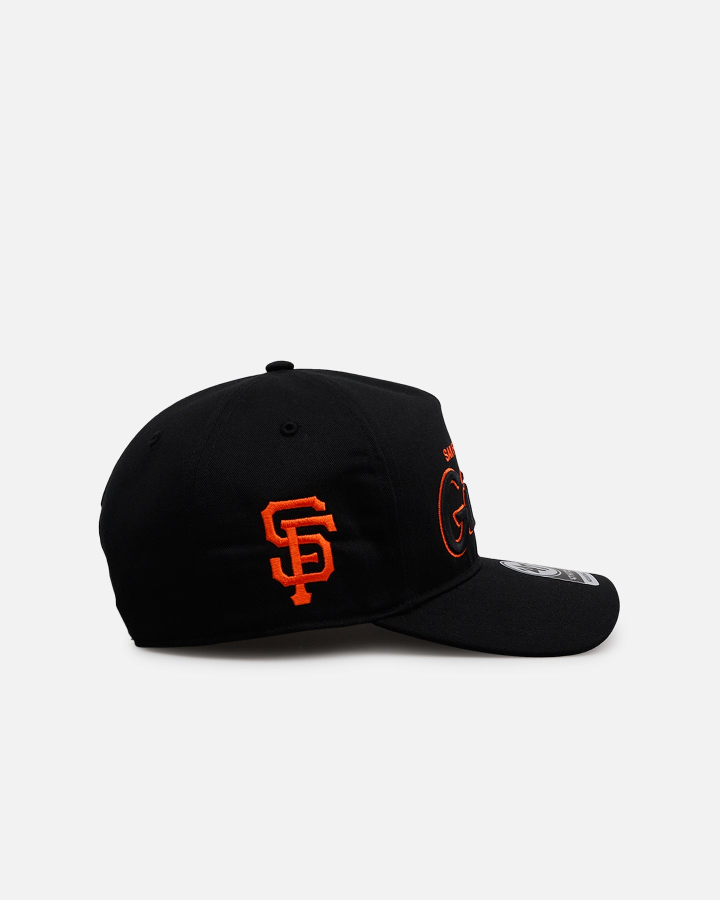 47 Brand San Francisco Giants 'Black Dome Script' Snapback Hat - Adjustable Hitch Back - Black Baseball Cap for Men & Women - Perfect for Games, Streetwear & Casual Outfits