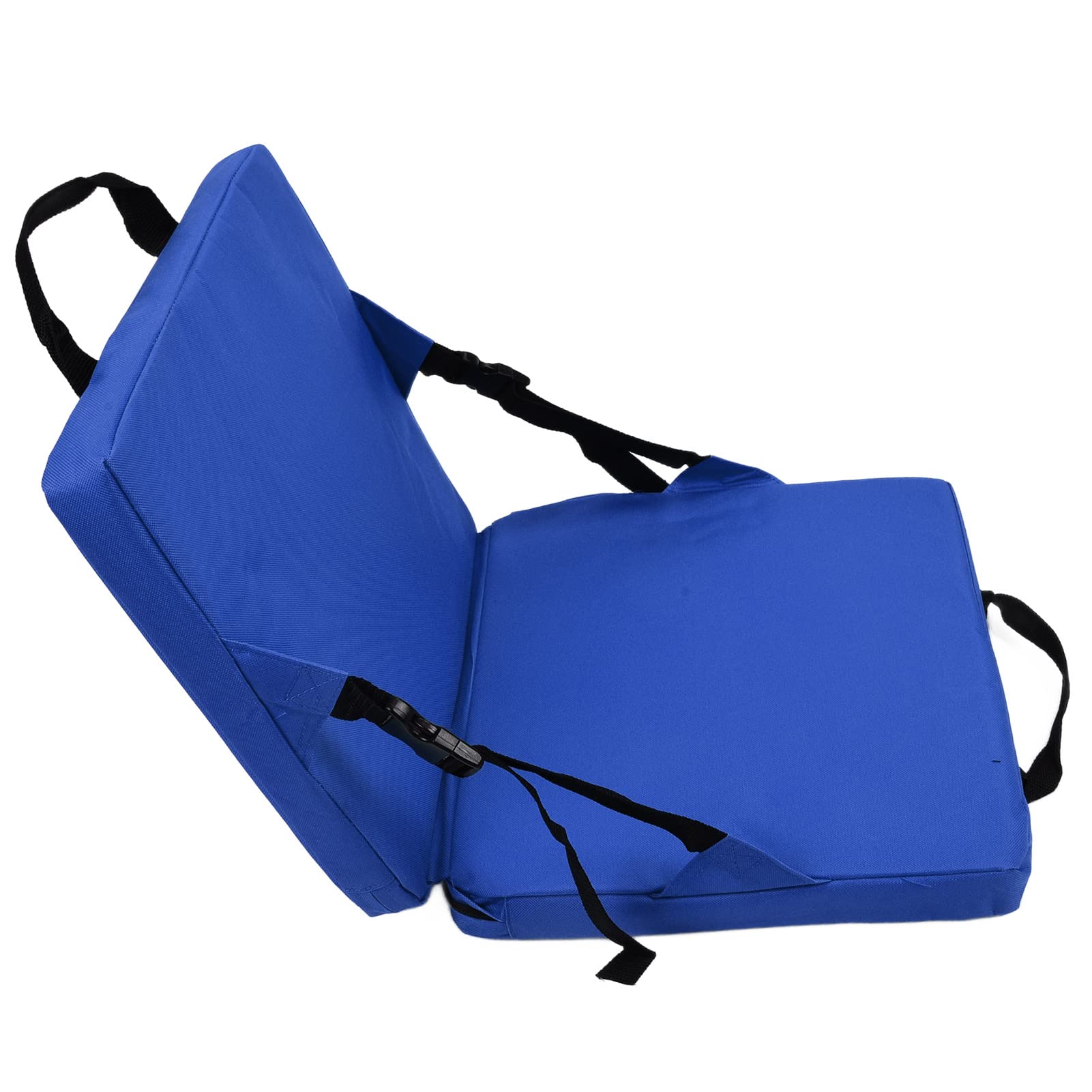 Ranvo Back Support Chair Cushion - Soft Cotton for Office, Camping & Hiking (Blue)