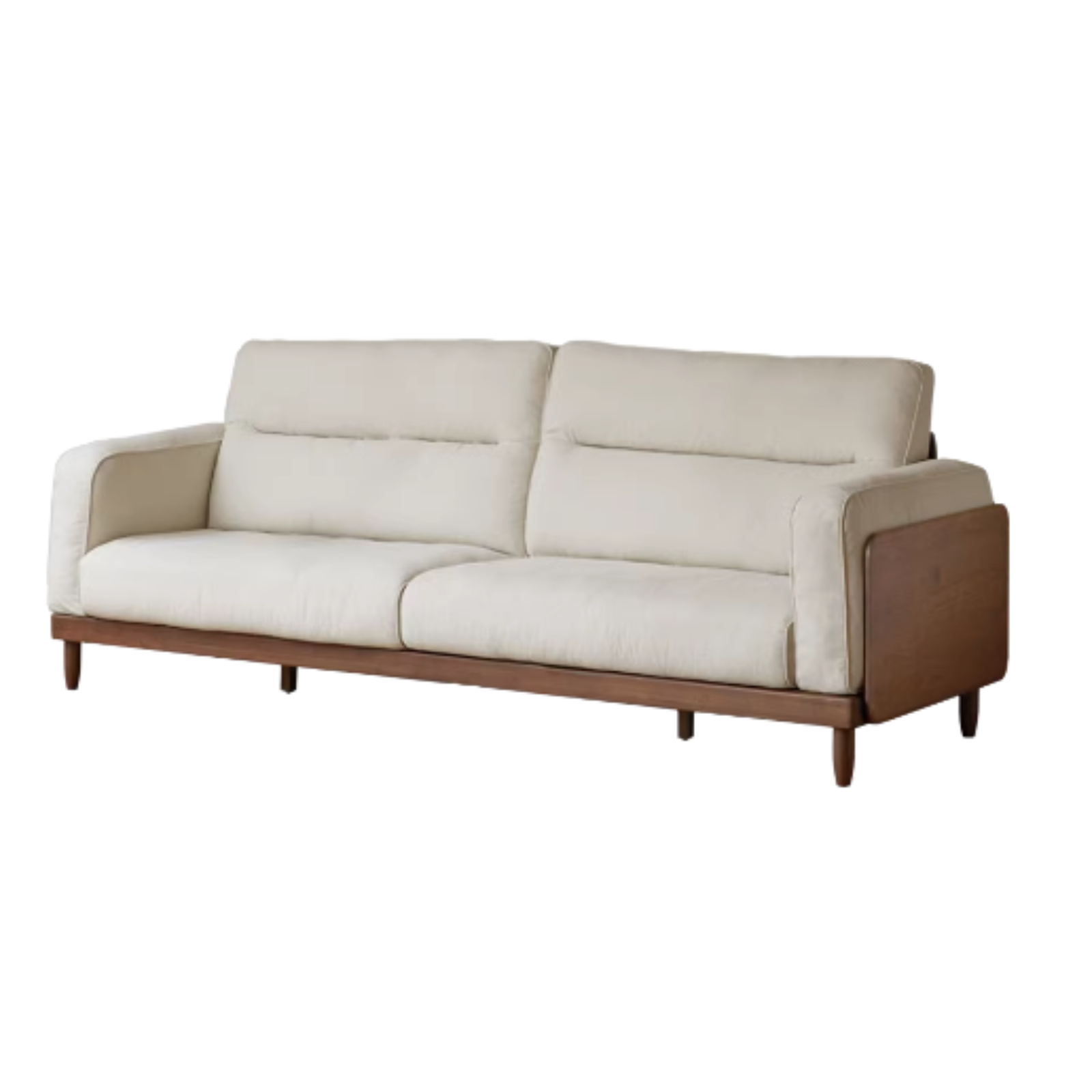 90.7х38.2х38.6 inch / 230.4х97х98сm / Walnut - pear white color / Ash sofa