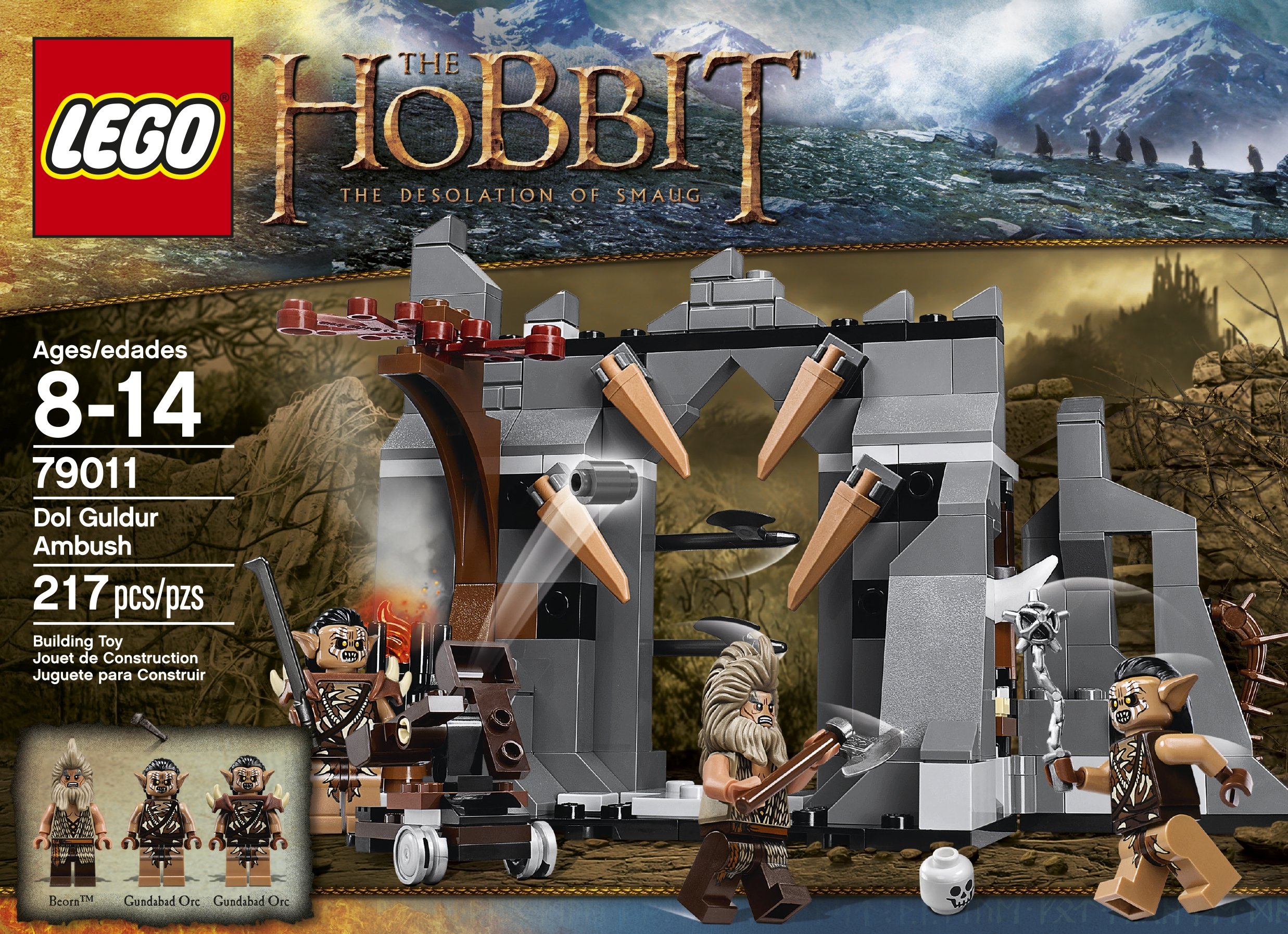 LEGO Lord of The Rings 79011 Dol Guldur Ambush Building Kit - 473 Pieces, Collectible Middle-earth Set for Kids & Adults, Perfect for Role Play & Display