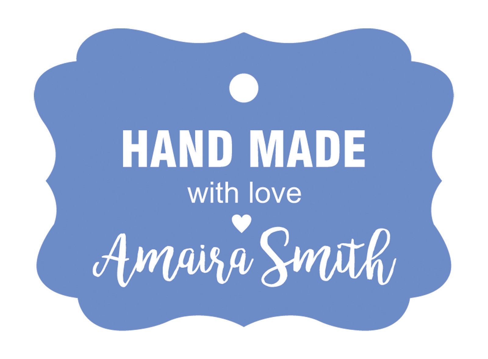 100 PCS Handmade Custom Hang Tags - Personalized Wedding Favors, Gift Tags, Party Decor - Perfect for DIY Invitations, Bridal Shower, Baby Shower & Special Events