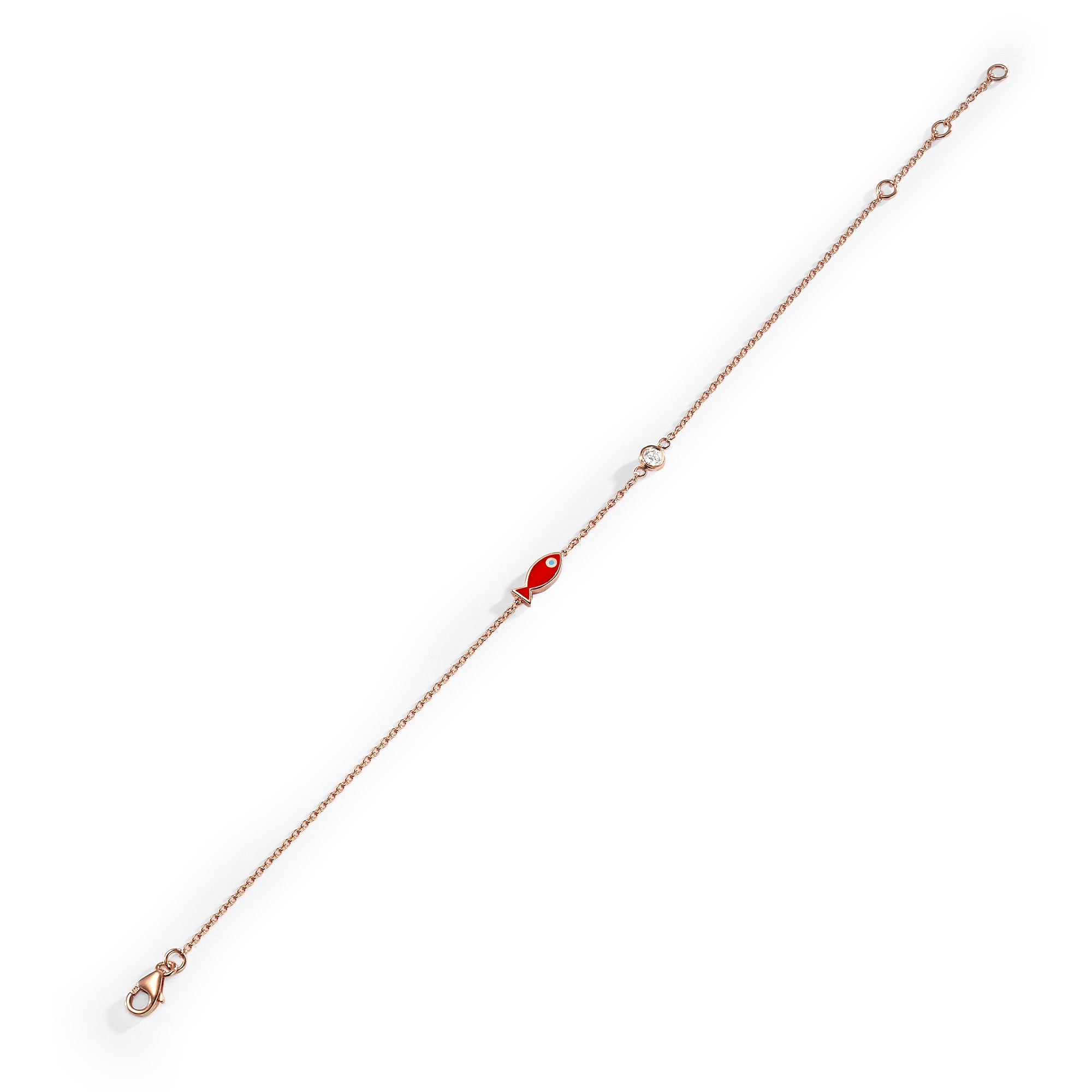 Elegant Fish Diamond Bracelet for Women - 18K Gold Plated Cubic Zirconia Jewelry - Perfect for Parties, Weddings & Special Occasions