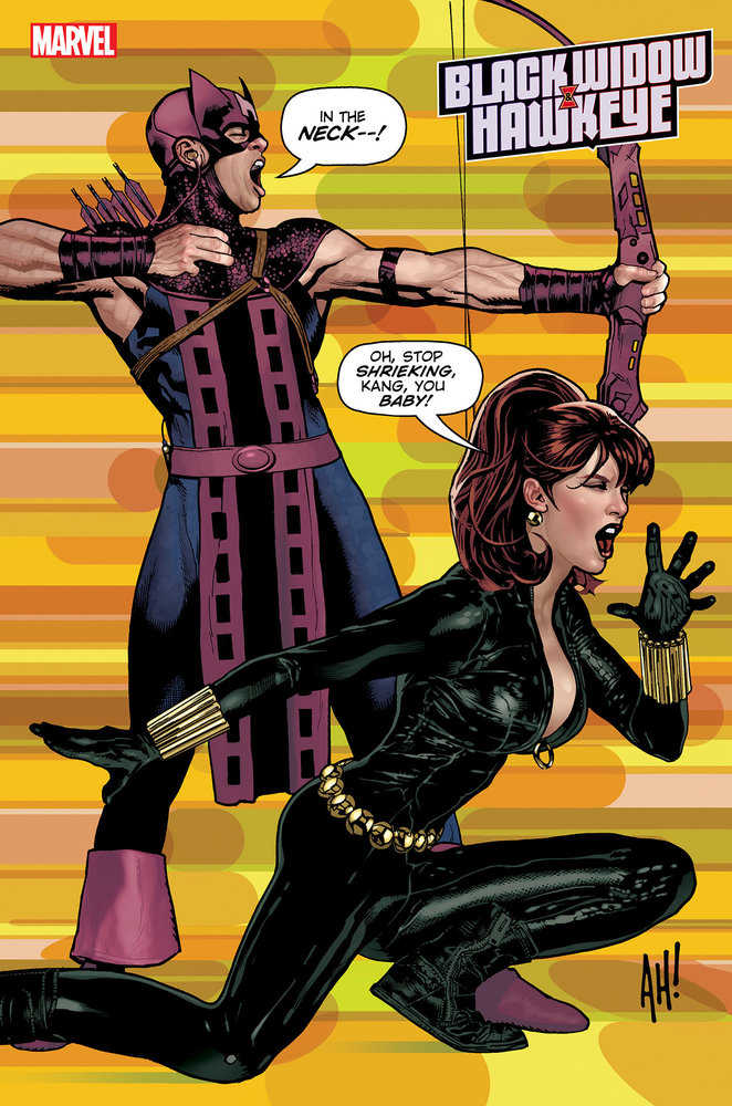 Black Widow & Hawkeye #1 Comic Book - Adam Hughes Exclusive Variant Cover | Marvel Collectible for Fans & Display