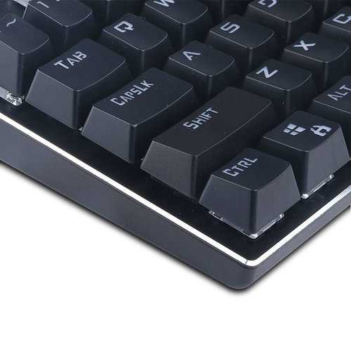 E element Z88 81-Key NKRO USB Wired RGB Backlit Mechanical Gaming Keyboard with Outemu Blue Switches - Perfect for PC Gaming, Typing & Office Work
