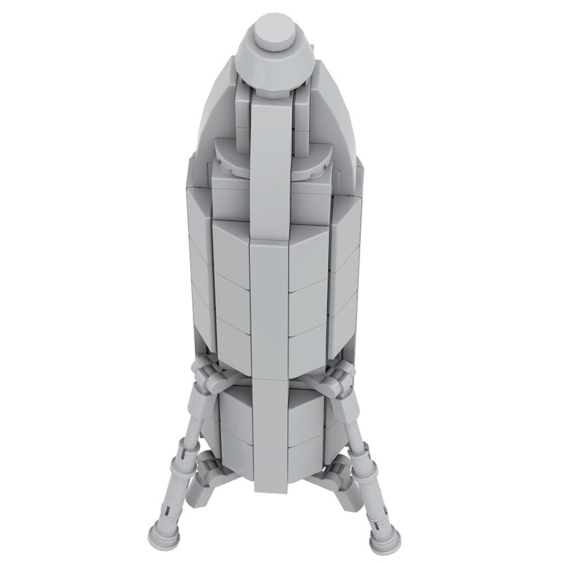 Gobricks 96pcs MOC 146657 SpaceX Starhopper Building Blocks Set - Perfect for Space Enthusiasts & LEGO-Compatible Model Building