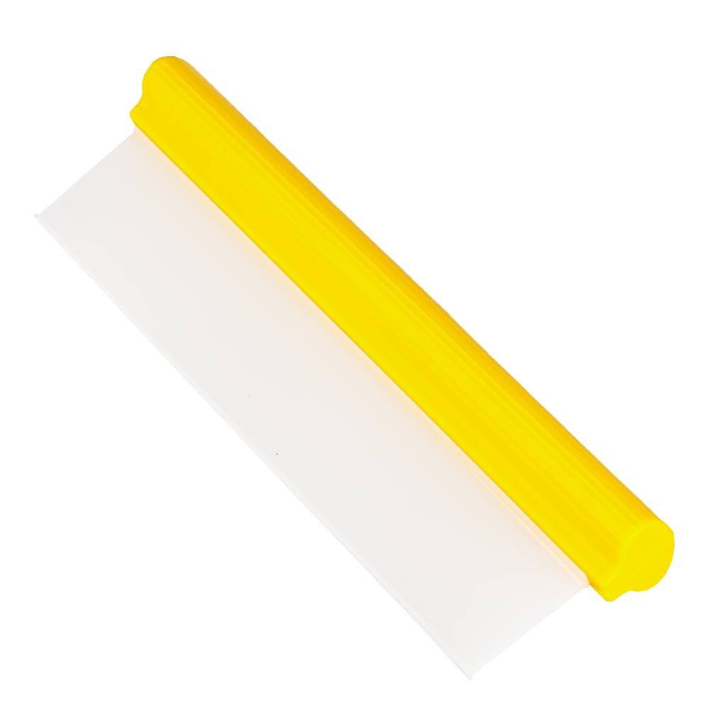 12 Inch Silicone Car Squeegee - Flexible T-Bar Water Blade for Car Drying, Windshield, Glass, Window & Mirror Cleaning - Perfect for Automotive Detailing & Bathroom Use