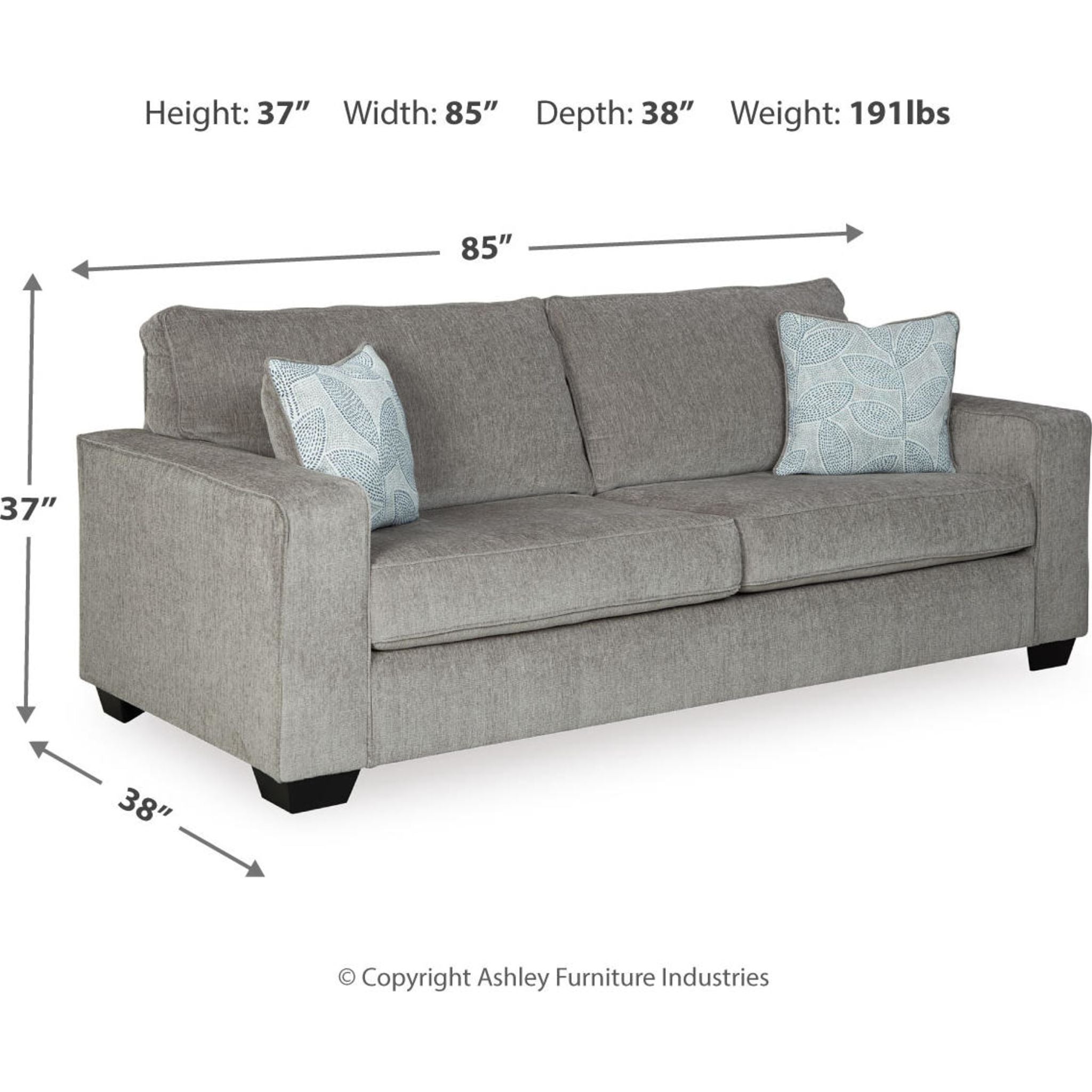 Altari Queen Sofa Bed - Convertible Sleeper Sofa with Storage, Comfortable Pull-Out Couch for Small Spaces | Perfect for Guest Rooms, Apartments & Home Offices