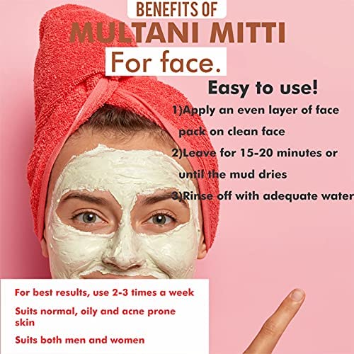 OYL Natural Ubtan Powder & Multani Mitti Clay Powder Combo Pack (2x100g) - Ayurvedic Face & Body Cleanser for Glowing Skin, Oil Control, Acne Treatment | Perfect for Daily Skincare Routine & Spa Days at Home
