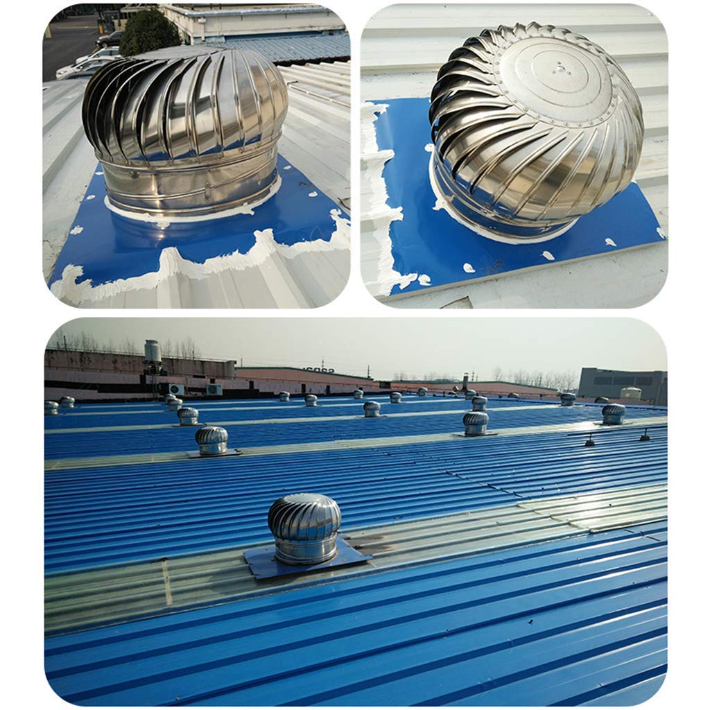 Stainless Steel Revolving Chimney Cowl - 110mm Rotating Spinner Anti-Downdraught Vent for Chimneys & Exhaust Vents | Durable with Fixed Feet | Perfect for Home Roof Ventilation & Outdoor Fireplace Protection