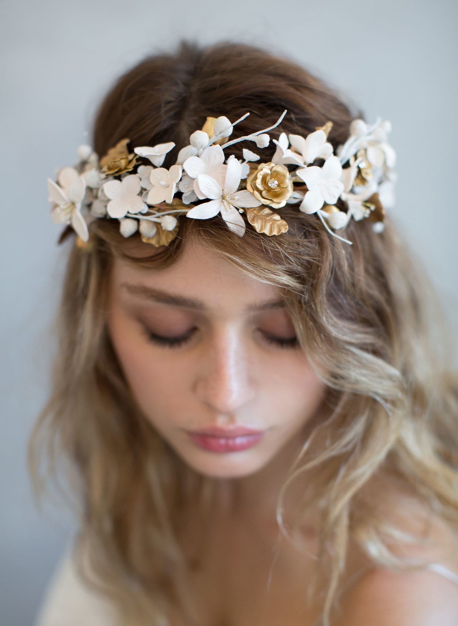Woodland Flora Headband - Style #747 | Nature-Inspired Hair Accessory for Women, Perfect for Outdoor Weddings, Festivals & Boho Fashion
