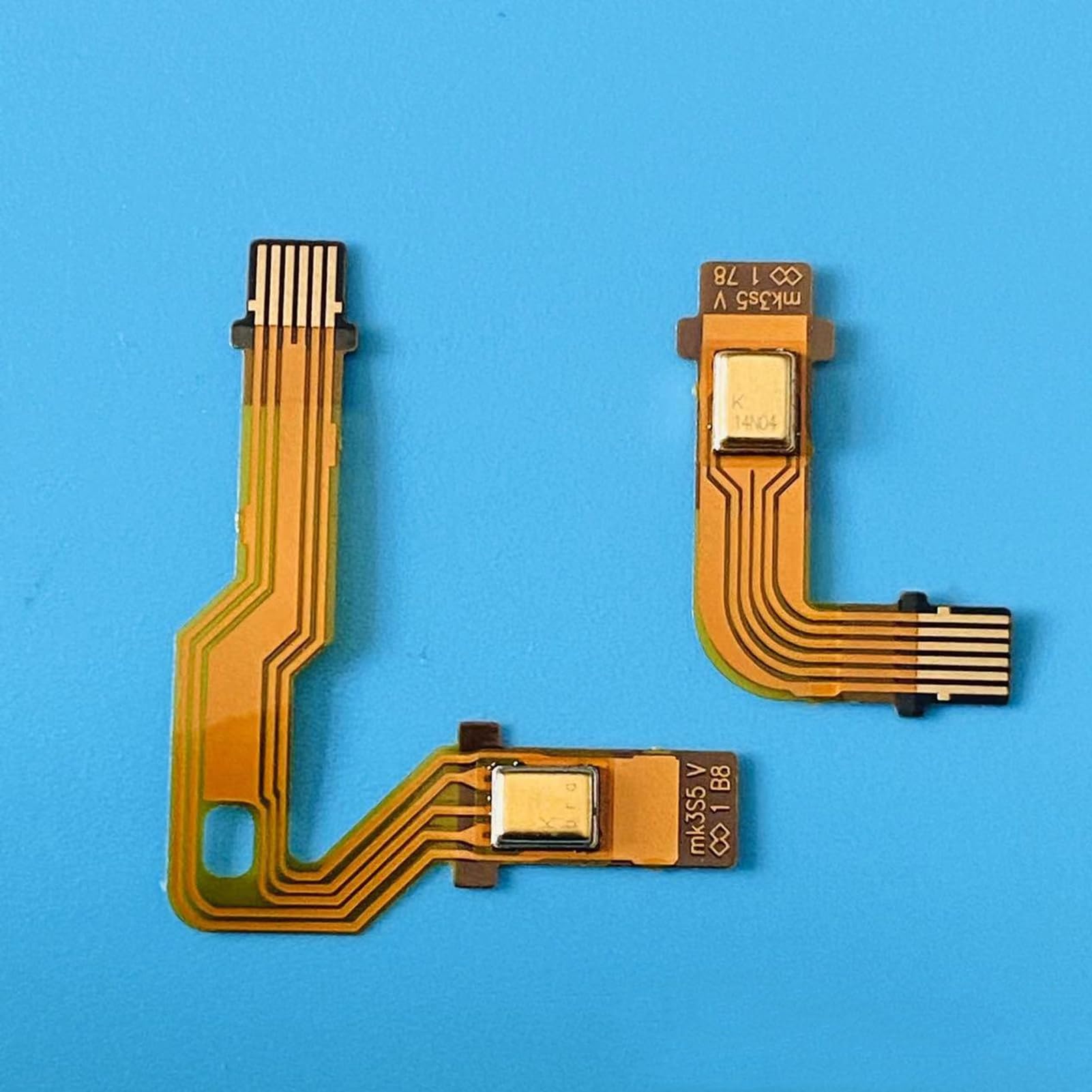 PS5 Controller Microphone Flex Cable Replacement - Compatible with BDM-010 & BDM-020 Models - Left/Right Internal Mic Ribbon Wire for DualSense Repair - Perfect for Gaming Accessories & DIY Controller Fixes