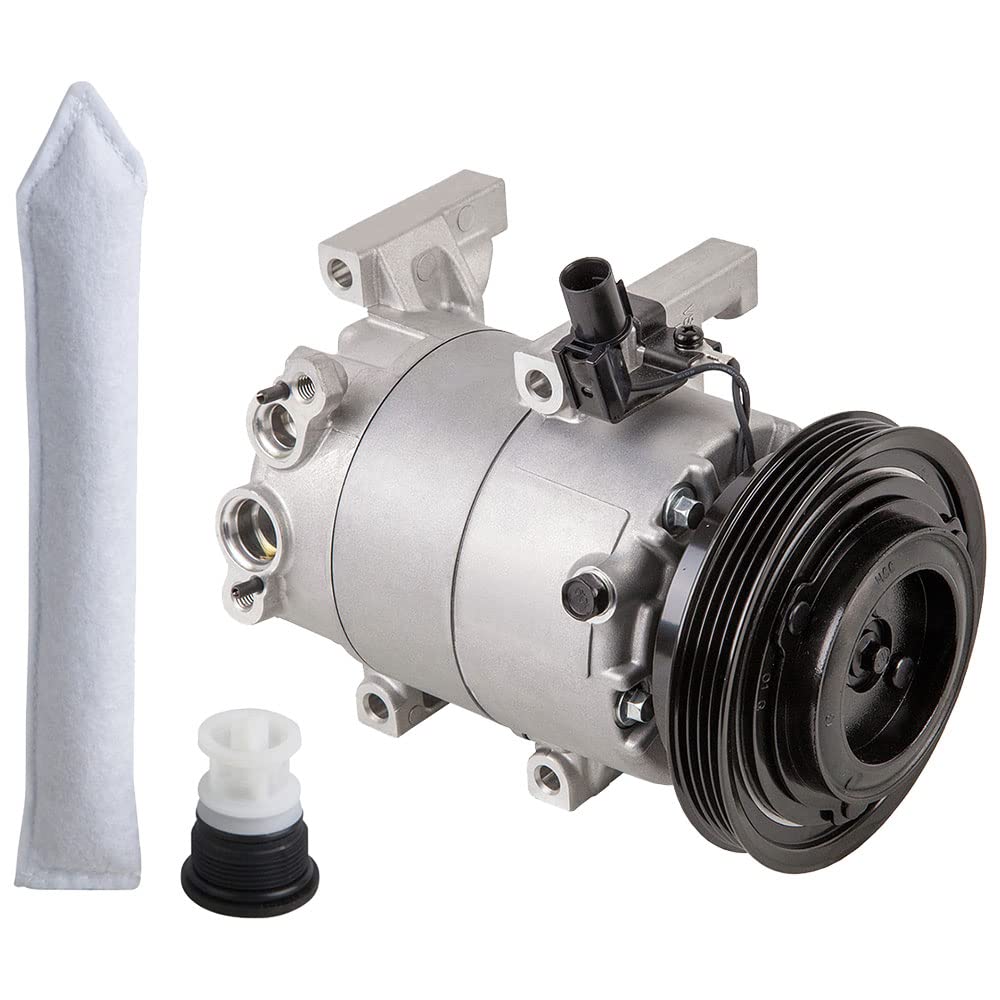 New Hyundai Accent 2010-2011 AC Compressor with A/C Drier - 60-89518R2 | BuyAutoParts | Perfect for AC System Repair & Summer Cooling
