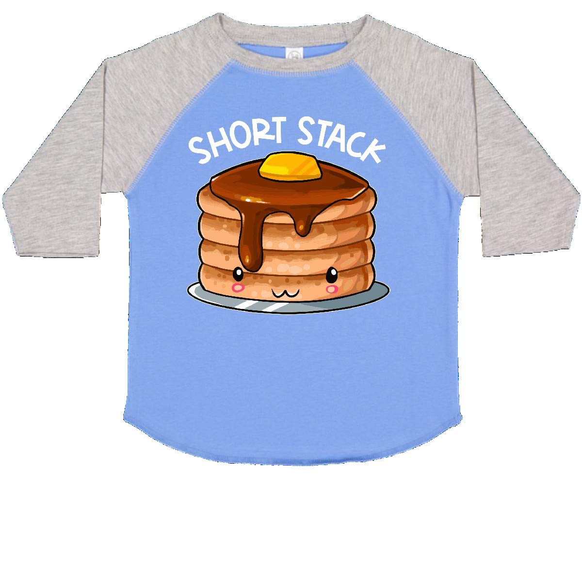 Inktastic Short Stack Cute Pancake Breakfast Toddler T-Shirt - Adorable Kids Graphic Tee for Breakfast Lovers | Perfect for Family Brunch, Playdates & Toddler Fashion