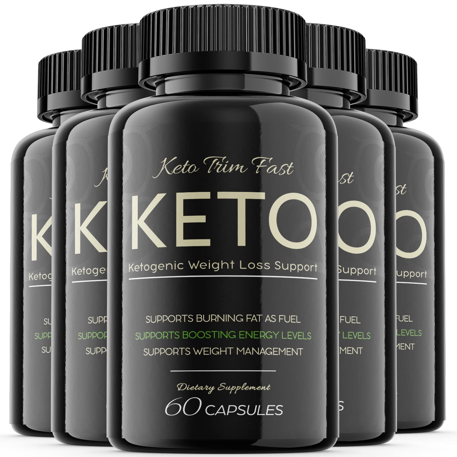 Keto Trim Fast Pills - Advanced Ketogenic Weight Loss Supplement for Women & Men (5 Pack) | Supports Fat Burning & Energy Boost for Ketogenic Diet & Low Carb Lifestyle