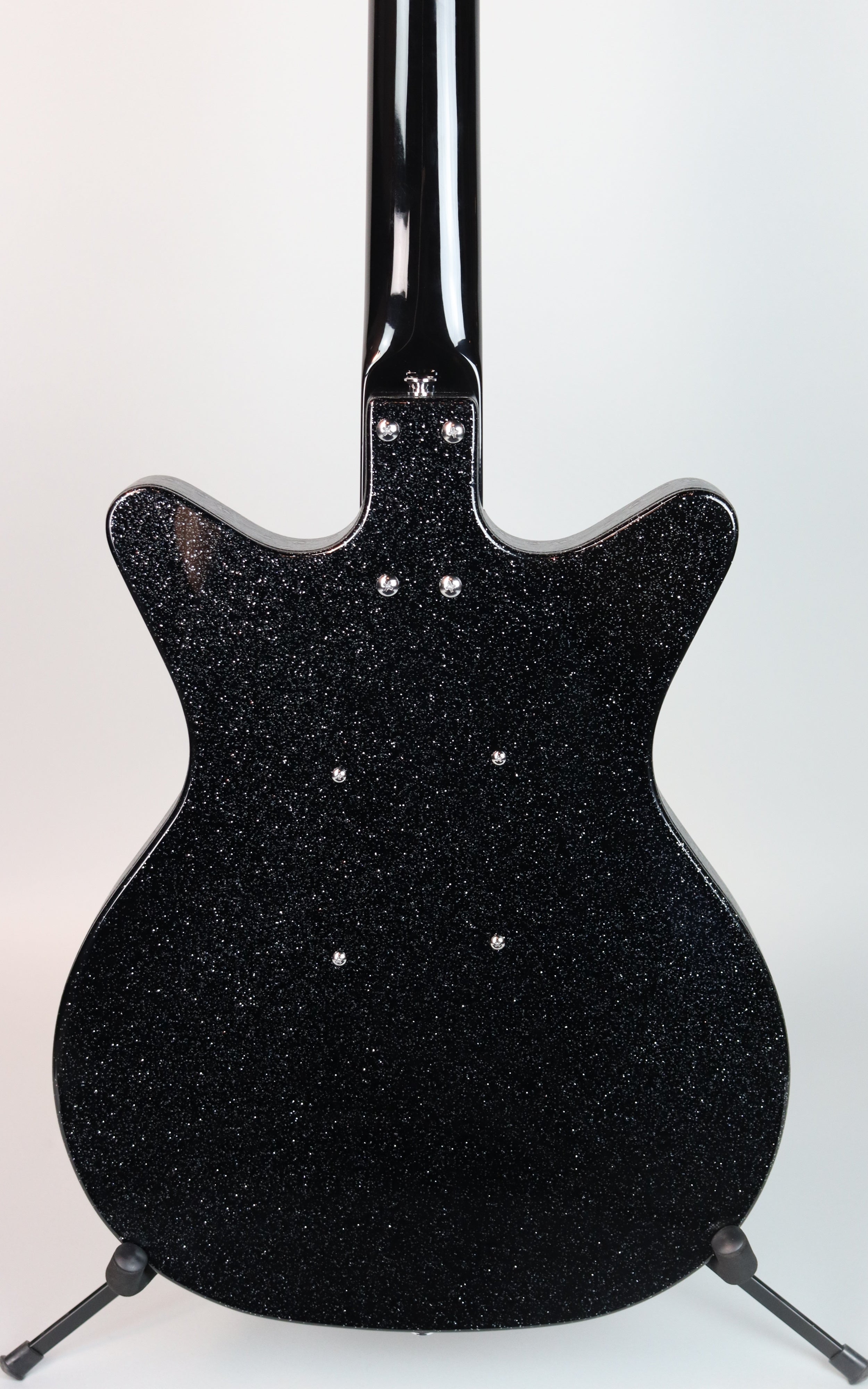 Danelectro '59 Mod NOS Plus Electric Guitar - Blackout Black Metalflake Finish | Vintage Style for Rock, Blues & Stage Performance