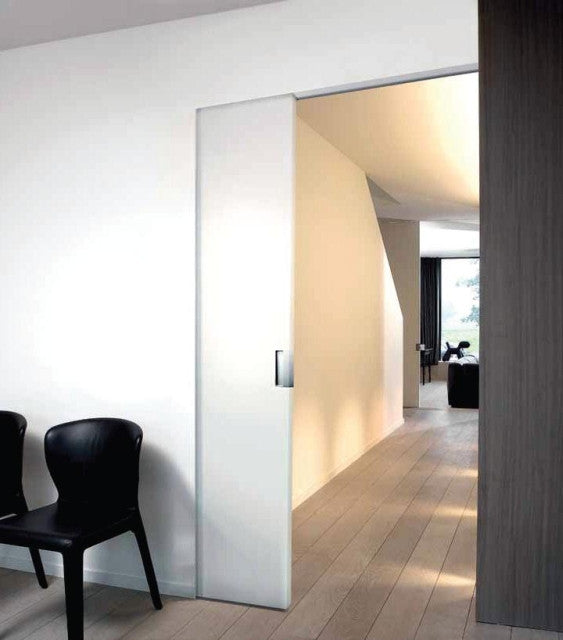 Junior 80/Z Sliding Door Hardware Kit - Smooth Gliding Barn Door Track System for Bedroom, Closet & Interior Spaces