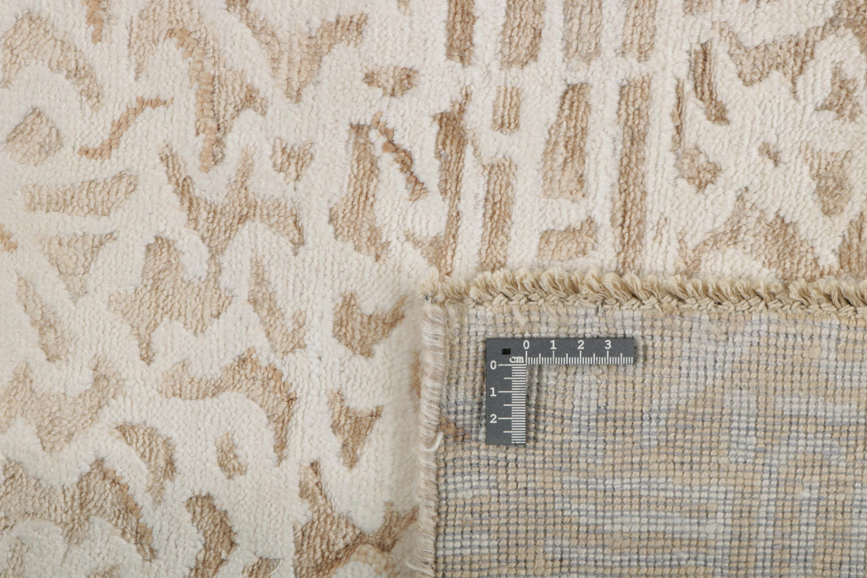 Hand Knotted Kashmir Rugs - Classic Meets Contemporary Design in The Damask Collection (8.5' x 5.5') - Perfect for Living Room, Bedroom & Office Decor