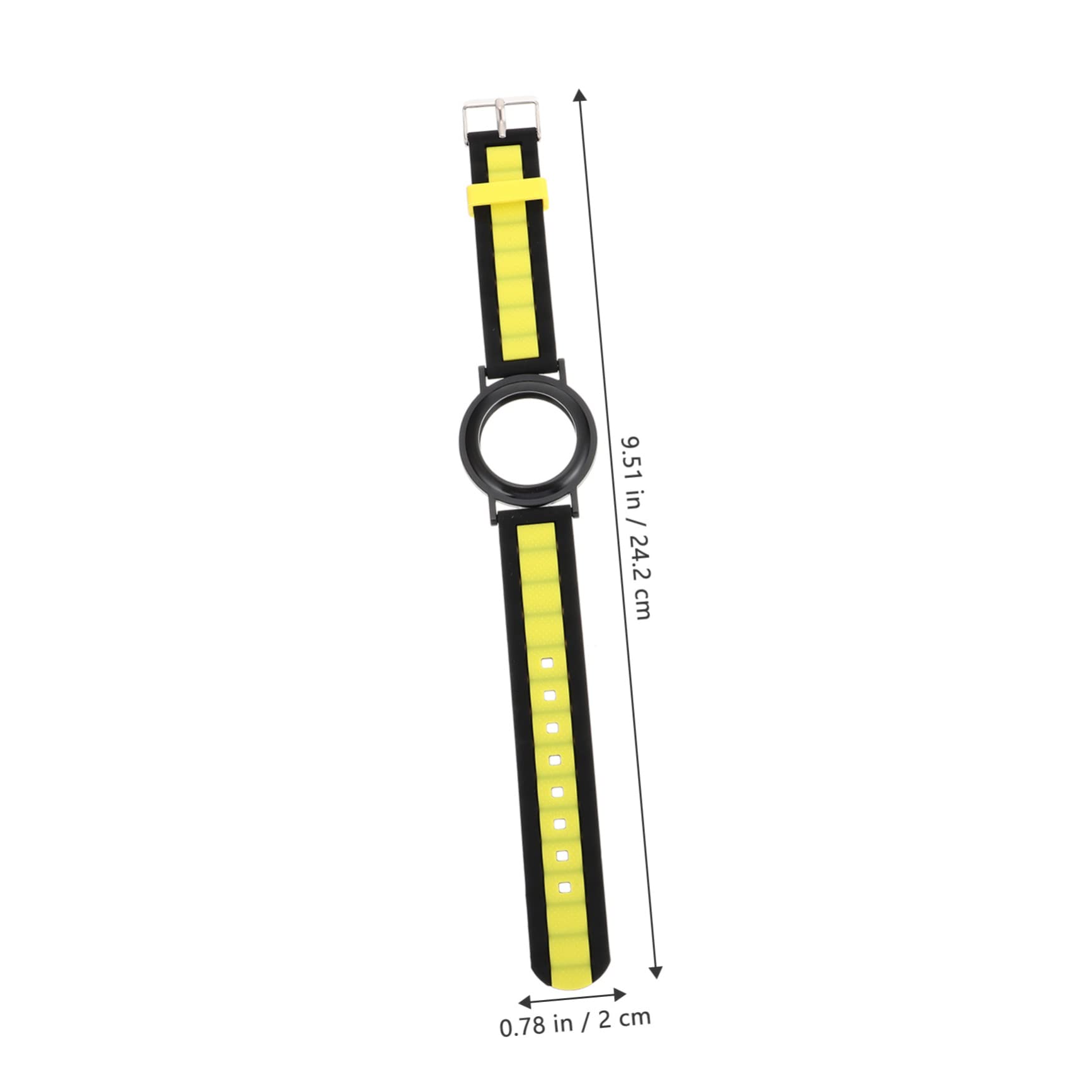 HOMOCONO Silicone Watch Band Cover - Durable Strap Protector for Fitness Tracking Watches - Perfect for Running, Swimming & Outdoor Activities