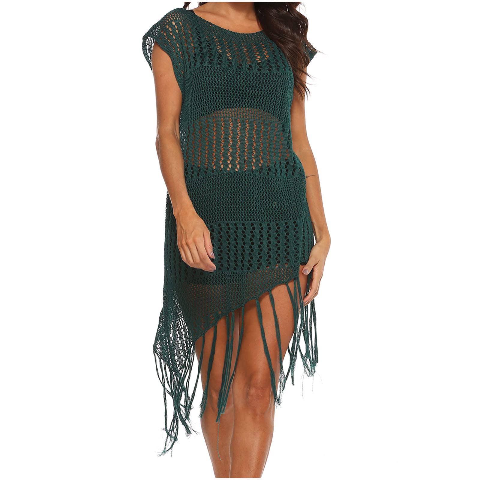 Women's Sexy Lace Floral Maxi Beach Cover Up Dress - Summer Bikini Swimwear for Pool, Beach & Vacation