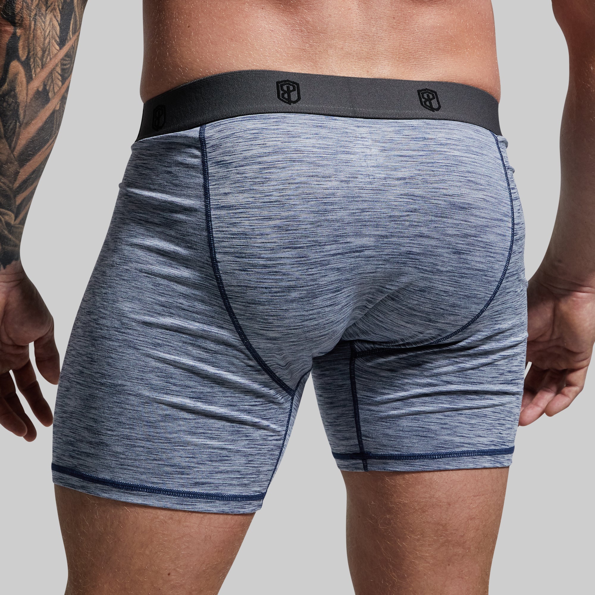 Ball Paradise Boxer Briefs for Men - Soft Breathable Cotton Underwear (Ocean Blue) - Perfect for Workout, Running & Daily Comfort