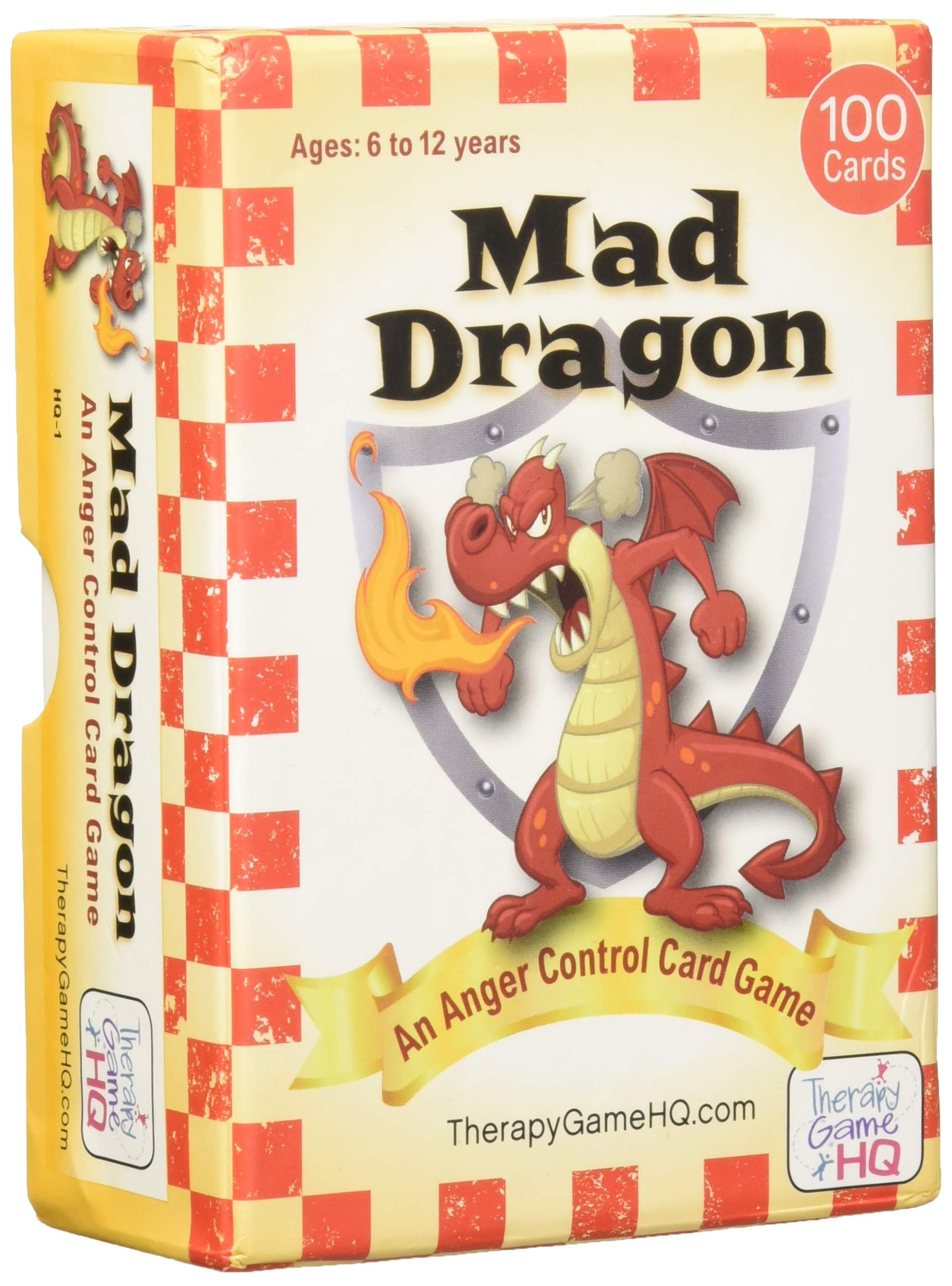 Mad Dragon Anger Control Card Game for Kids & Therapy