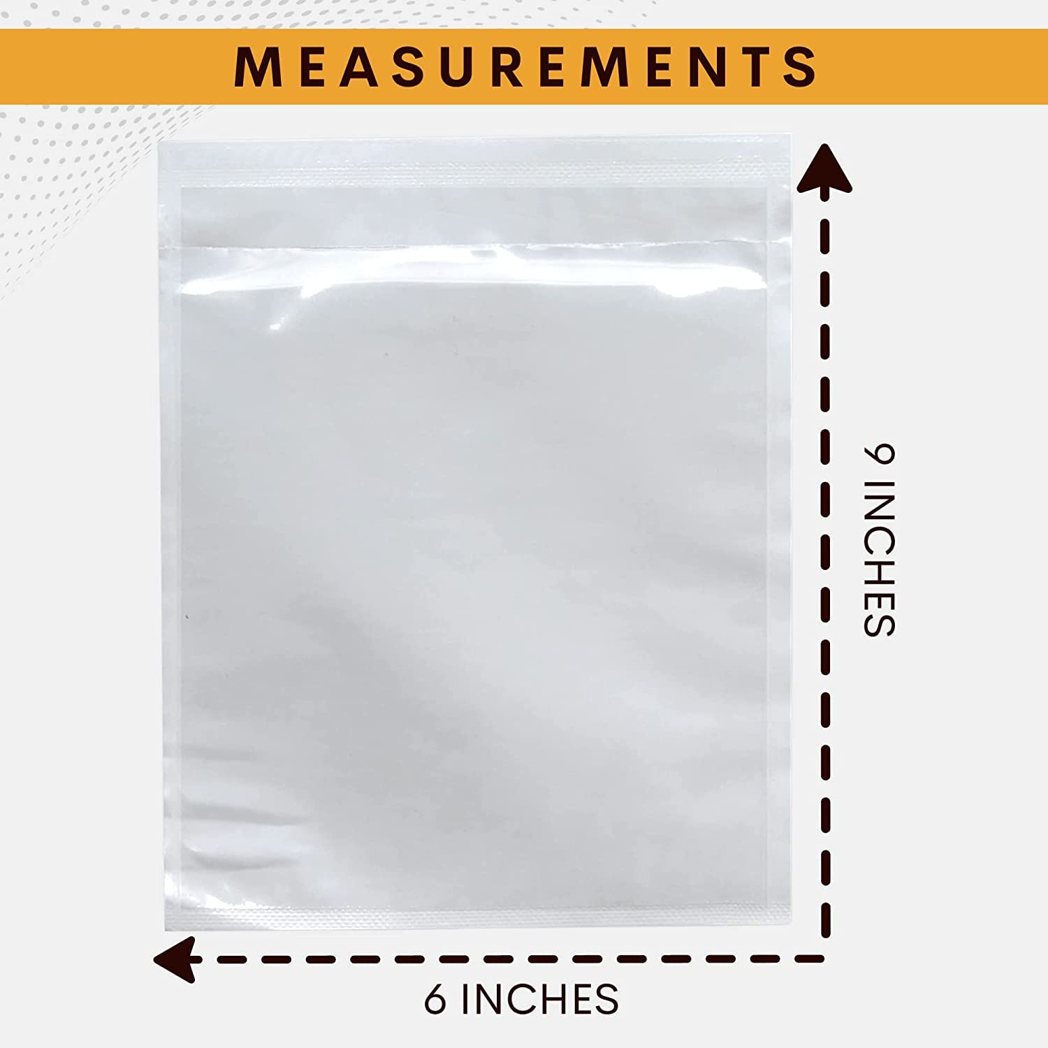2000 Pack 6x9 Inch Clear Self-Adhesive Shipping Label Sleeves - Waterproof Plastic Packing Slip Envelopes for Mailing Labels, Invoices & Documents - Peel & Seal Pouches Perfect for Ecommerce, Logistics & Office Organization