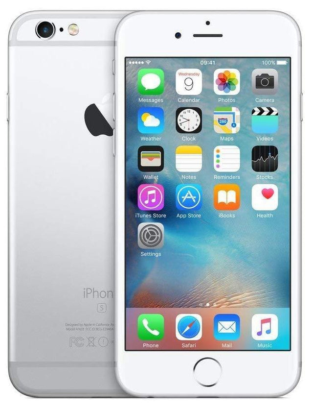 Apple iPhone 6S 64GB Unlocked Smartphone - Silver (Renewed) | 4.7-inch Retina Display, 12MP Camera, Touch ID | Perfect for Travel, Business & Everyday Use