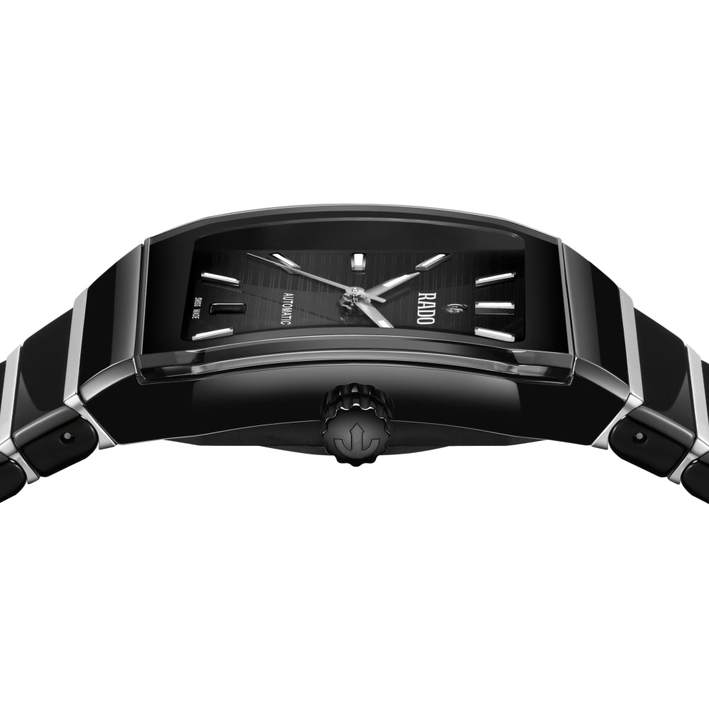 Anatom Automatic Ceramic 32.5mm Black Watch for Men - Luxury Waterproof Wristwatch with Bracelet - Perfect for Business, Formal Events & Everyday Wear