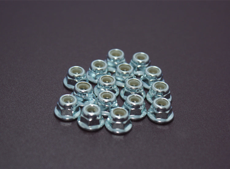 10PCS LESU M2 M3 M4 Self-Locking Nutsert Flange Nuts for Tractor, Truck, RC Cars (1/14 Scale), Tamiya Models, Excavators, Dumpers & Loaders - Durable Metal Fasteners for DIY Repairs & Hobby Projects