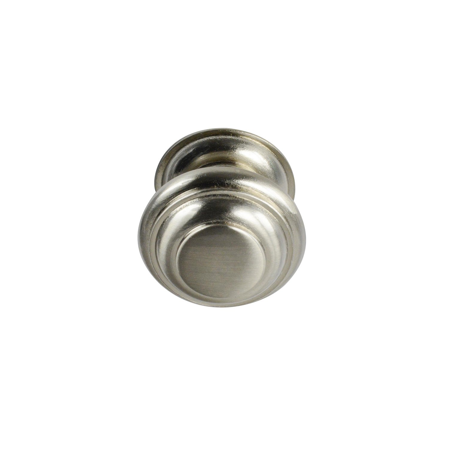 Brushed Nickel Cabinet Knob #1198-1-5/16