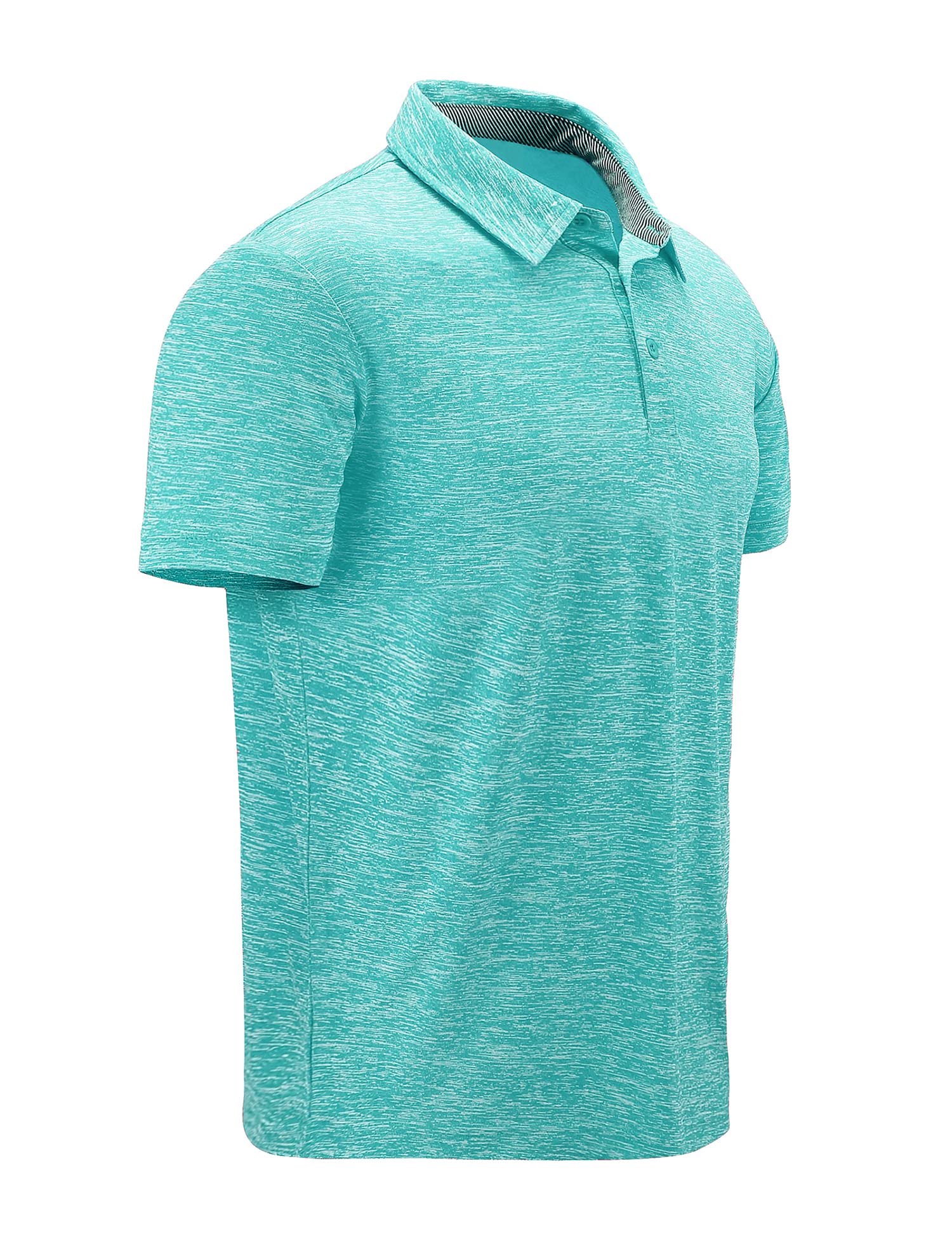 V VALANCH Men's Performance Golf Polo Shirt - Moisture Wicking, Breathable Short Sleeve Shirt for Summer - Perfect for Golf, Tennis, and Casual Wear