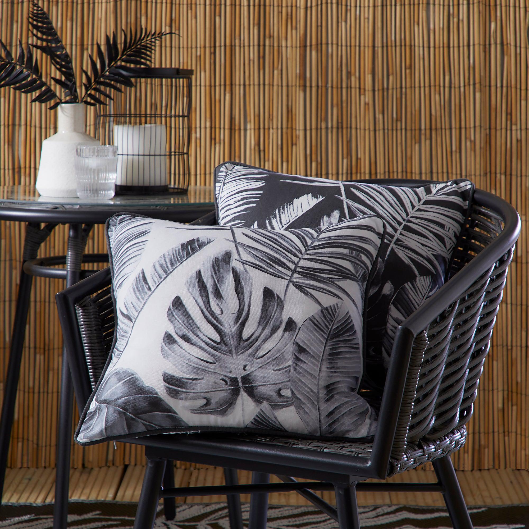 Premium Tahiti Outdoor Cushion - Waterproof & UV Resistant Patio Furniture Cushion in Silver - Perfect for Poolside Lounging, Garden Seating & Outdoor Decor