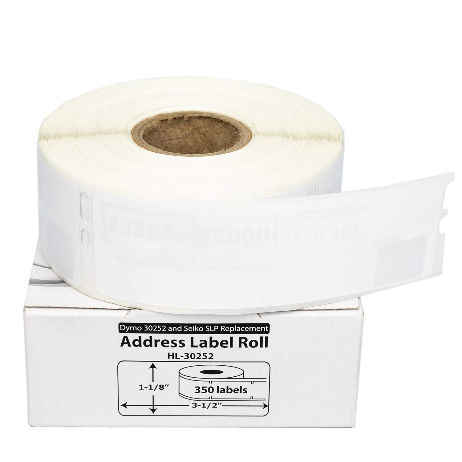 HOUSELABELS Compatible DYMO 30252 Address Labels (1-1/8