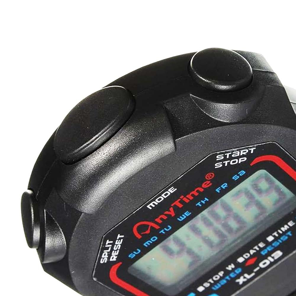 Portable Digital Sports Stopwatch - Mini Waterproof Chronograph Timer for Referees, Coaches & Athletes - Perfect for Training, Games & Outdoor Activities