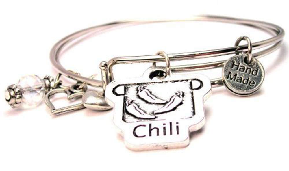 Expandable Wire Bangles Bracelet Set of 2 - 2.5