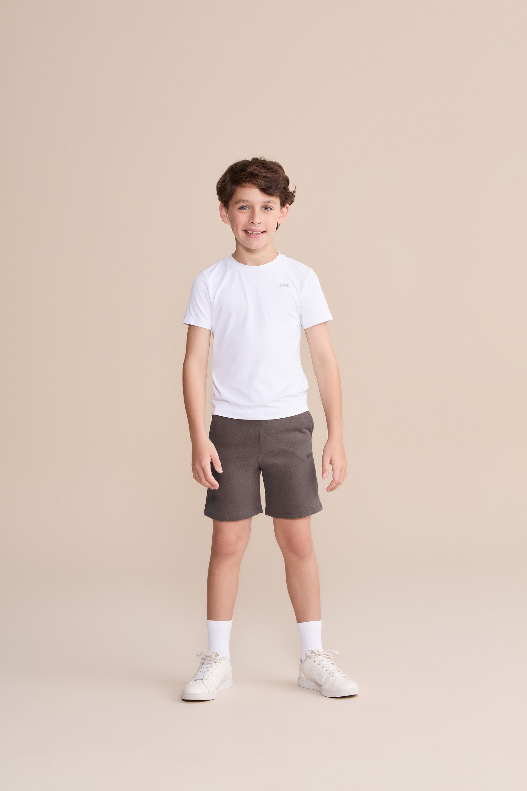 Rino Stone Kids Knit Shorts - Soft Cotton Summer Shorts for Boys & Girls - Playtime, Beach & Casual Wear