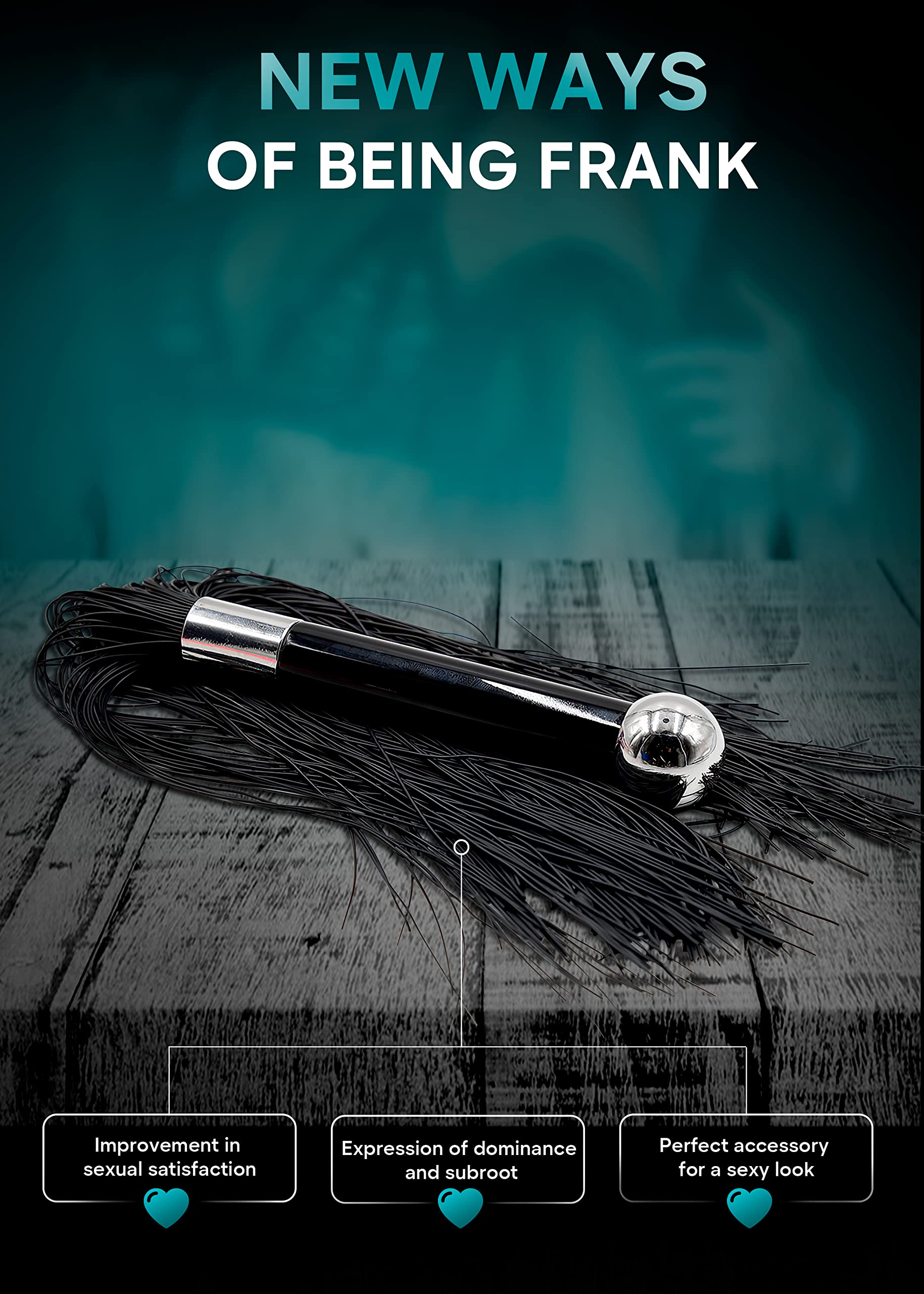 Premium Soft BDSM Whip Dildo - Flogger Spanking Paddle for Sensual Play - Adult Sex Toy for Couples, Anal Play & Cosplay - Enhance Your Bedroom Experience