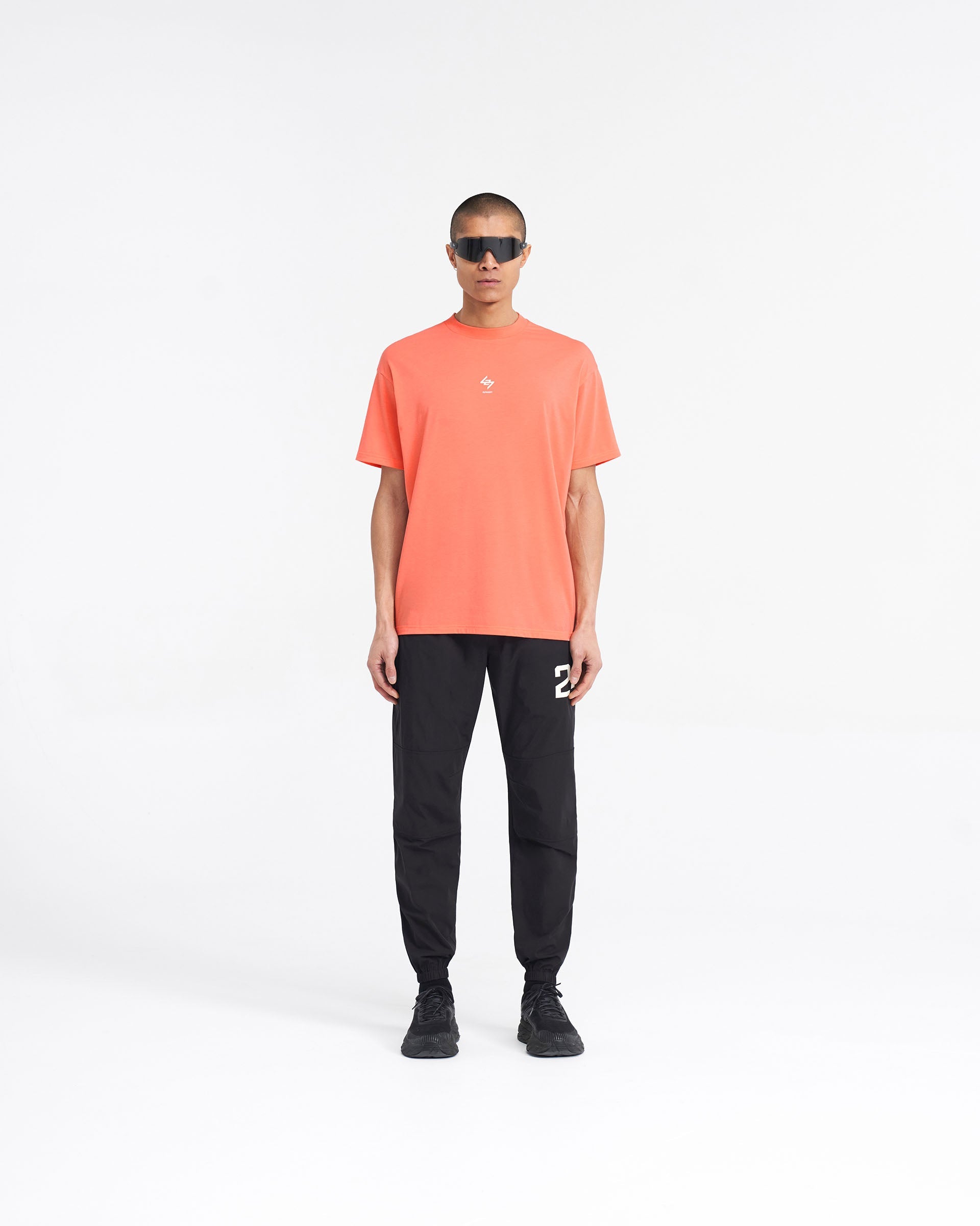 247 Oversized T-Shirt for Women - Soft Coral Cotton Tee | Comfortable Loose Fit Casual Shirt for Everyday Wear, Lounge & Street Style