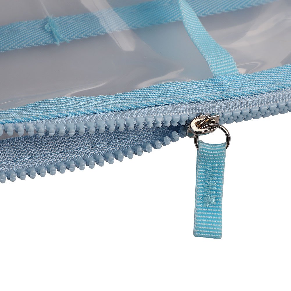 Portable Clear Handbag Organizer - Waterproof Cosmetic & Toiletry Storage Bag with Zipper & Handle - Perfect for Travel, Makeup, Backpack Insert & Tote Organization