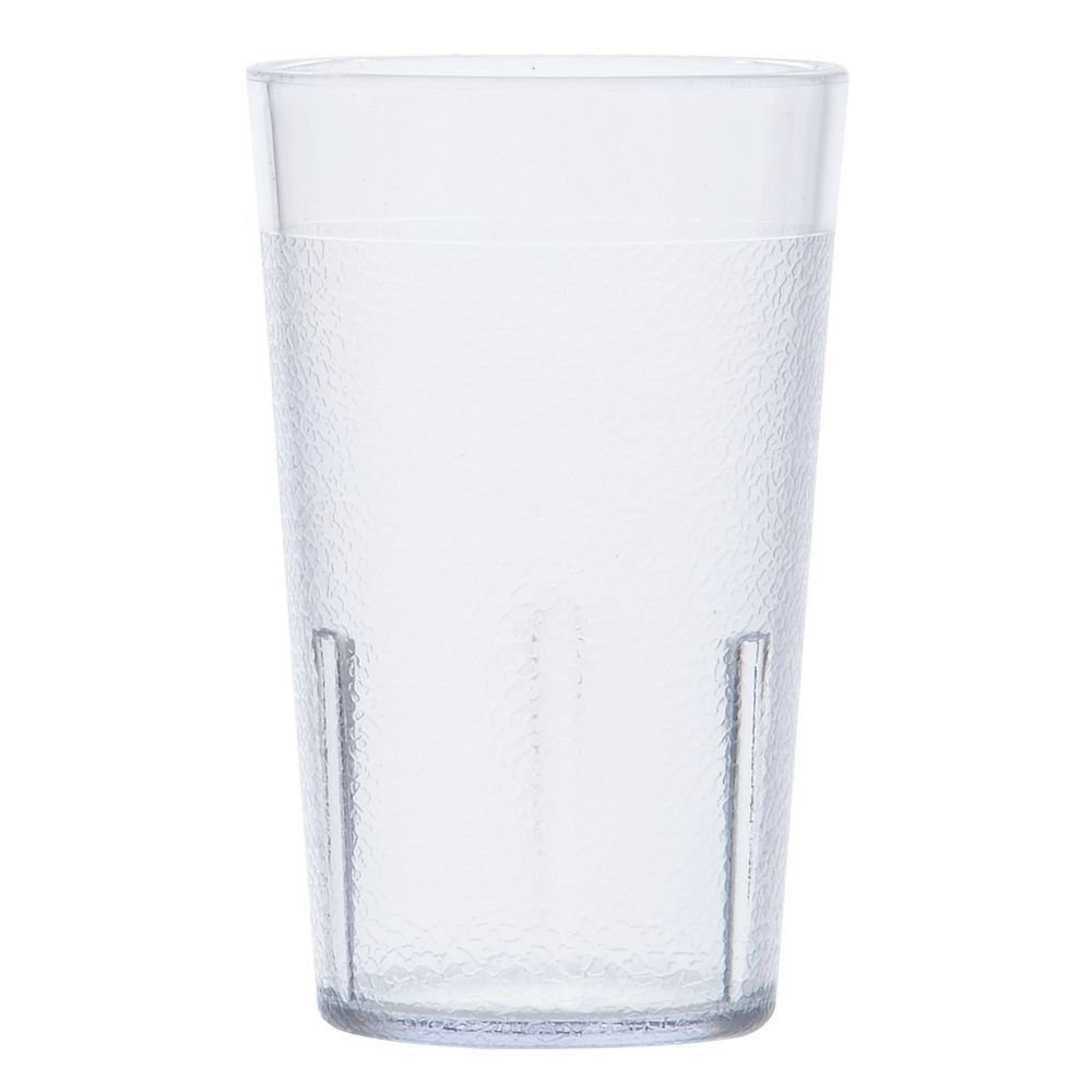 Cambro Clear 7.8 Oz Plastic Colorware Tumbler - Durable BPA-Free Drinkware for Coffee, Tea, and Cold Beverages - Perfect for Home, Office, and Outdoor Use