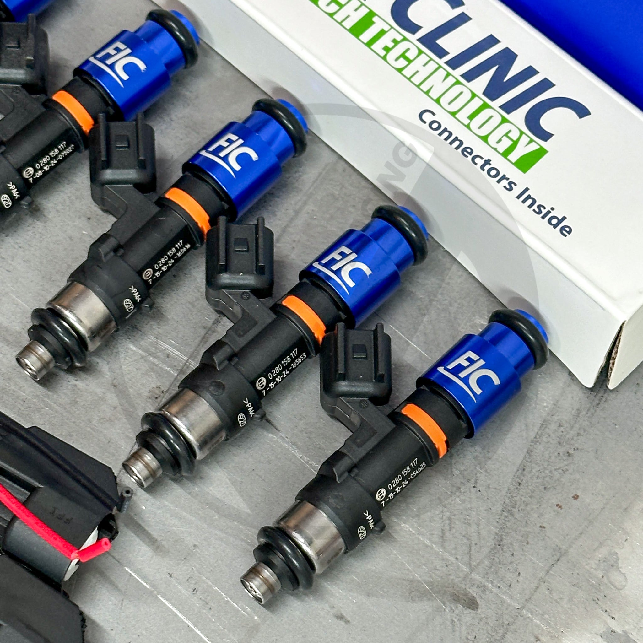 1000cc FIC Fuel Injector Clinic Injectors Set for Toyota Supra 2JZ 2JZGTE 2JZ-GTE Engine - High Performance Fuel Upgrade for Racing & Turbo Tuning