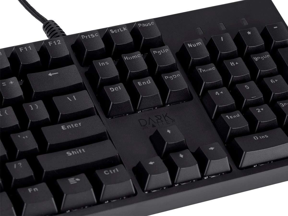 Monoprice Collider Mechanical Gaming Keyboard - Cherry MX Blue Switches, Full RGB Backlit Customization, Wired USB, N-Key Rollover | Perfect for PC Gaming, Typing & Office Work