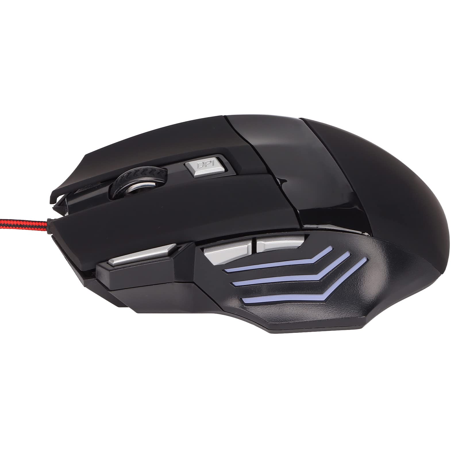 LISND RGB Gaming Mouse with 4 Adjustable DPI, Ergonomic Optical Wired Mouse - Plug & Play for PC, Laptop, Office Work & Professional Esports Gaming