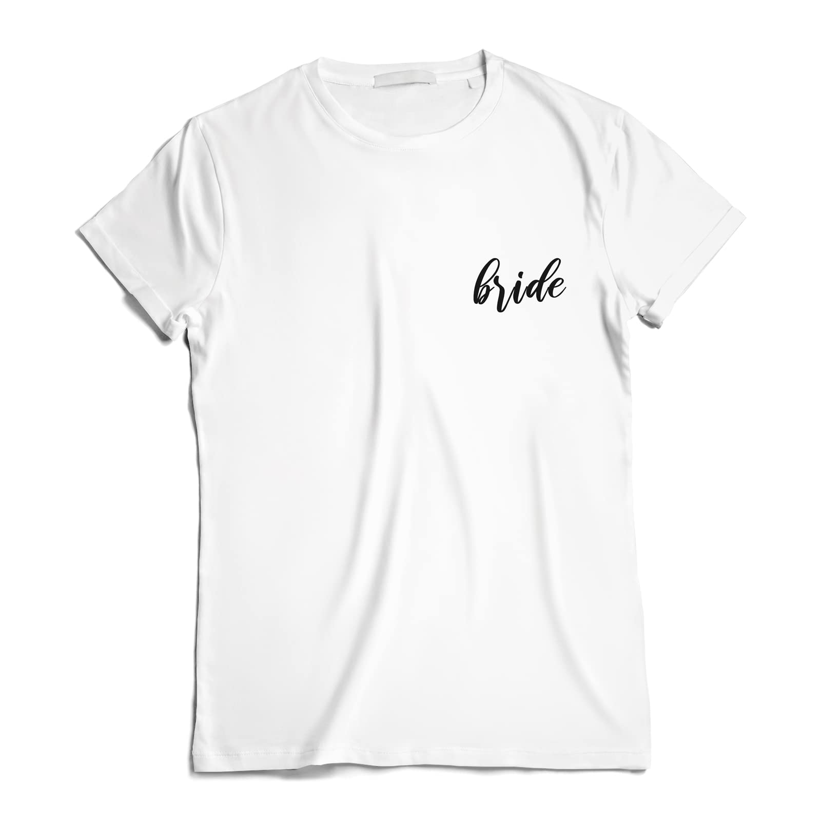 GotPrint Unisex Bride Shirt - Bride Squad & Wedding T-Shirt for Women - Bachelorette Party Casual Graphic Letter Printed Tee | Perfect for Bridal Showers, Wedding Rehearsals & Girls' Night Out