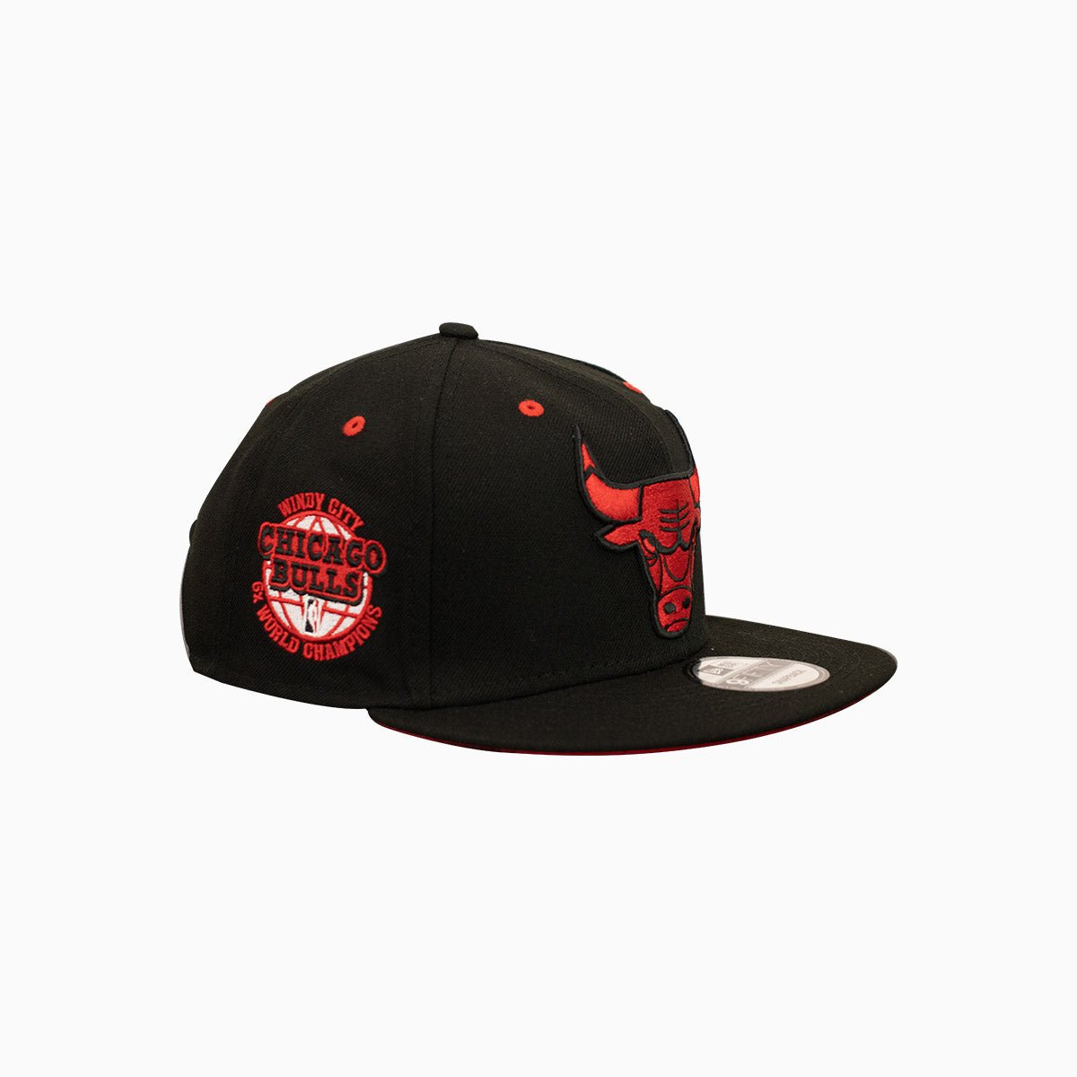 Chicago Bulls 6X World Champions 9Fifty Snapback Hat - Official NBA Licensed Adjustable Baseball Cap for Men & Women - Perfect for Basketball Games, Streetwear Fashion & Sports Fans