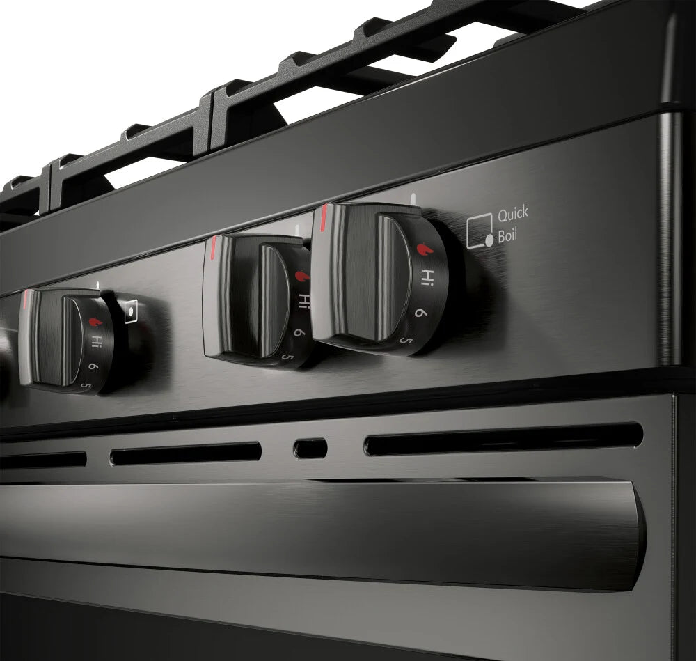 Frigidaire FCRG3083AD 30 Inch Gas Range with Air Fryer - Black Stainless Steel | Perfect for Home Kitchens & Air Frying Meals