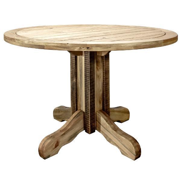 Premium Homestead Collection Outdoor Patio Table - Durable & Weather-Resistant for Backyard, Garden, and Poolside Dining